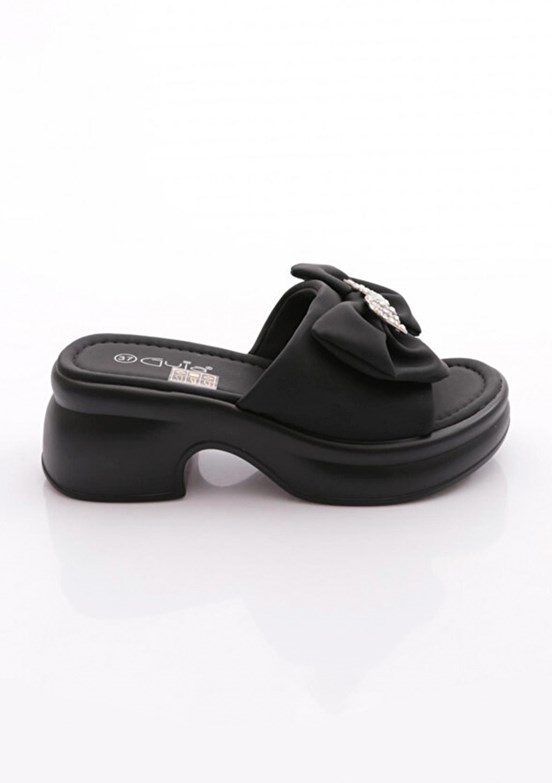 GUJA - 26Y453-1 Kadın Siyah Casual Terlik