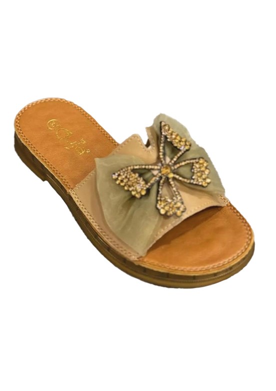 GUJA - 26Y460 11 Kadın Kahverengi Casual Terlik