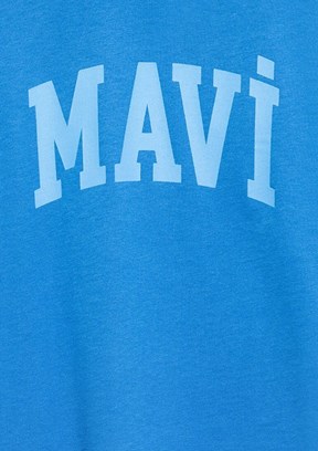 MAVİ - M6610484-71102 Erkek Çocuk Pembe Baskılı T-Shirt