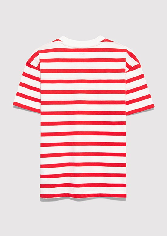 MAVİ Mavi Logolu - M6610251-91366 Erkek Çocuk Kırmızı Baskılı T-Shirt