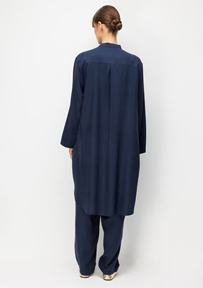MİCCA - 261826M Kadın Lacivert Pantolonlu Takım