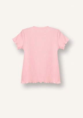 DEFACTO - B7544A5DFB Kız Bebek Pembe Kısa Kol T-Shirt