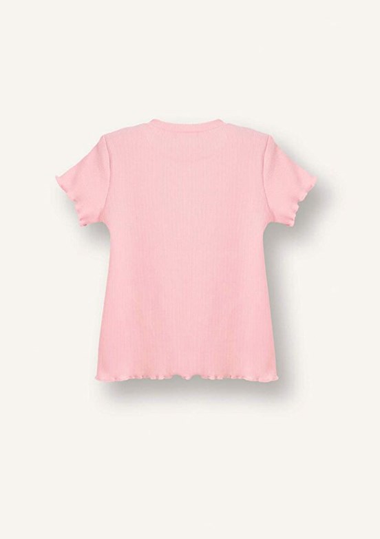 DEFACTO - B7544A5DFB Kız Bebek Pembe Kısa Kol T-Shirt