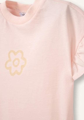 DEFACTO - Z9212A2DFB Kız Bebek Pembe Kısa Kol T-Shirt