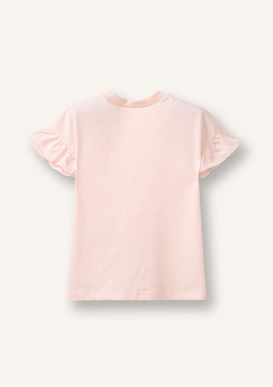 DEFACTO - Z9212A2DFB Kız Bebek Pembe Kısa Kol T-Shirt