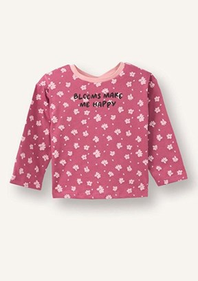 DEFACTO - G9383A5DFA Kız Bebek Pembe Uzun Kol T-Shirt