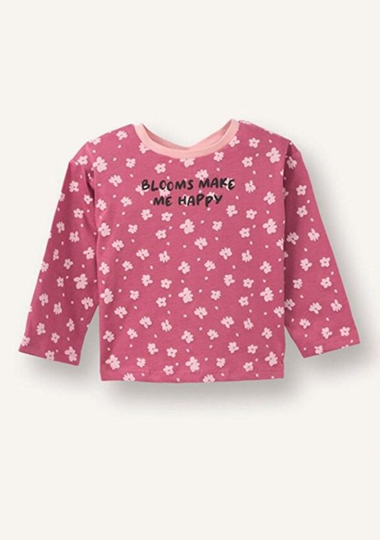 DEFACTO - G9383A5DFA Kız Bebek Pembe Uzun Kol T-Shirt