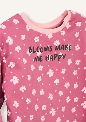 DEFACTO - G9383A5DFA Kız Bebek Pembe Uzun Kol T-Shirt