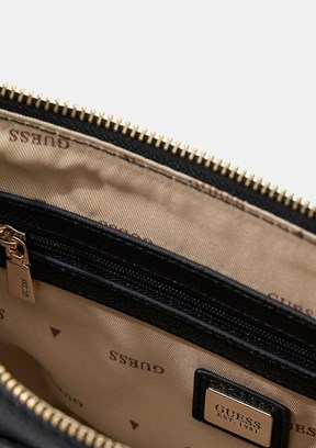 GUESS isola Shoulder Bag - HWBG9905180 Kadın Siyah Omuz Çantası