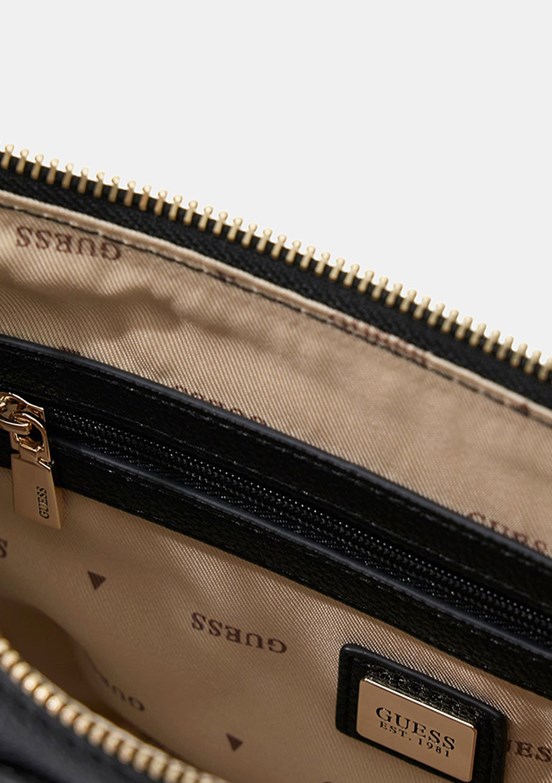 GUESS isola Shoulder Bag - HWBG9905180 Kadın Siyah Omuz Çantası