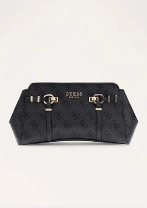 GUESS Leona Logo Girlfriend - HWSG9917120 Kadın Antrasit Çapraz Çanta