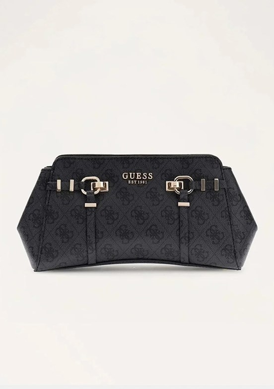 GUESS Leona Logo Girlfriend - HWSG9917120 Kadın Antrasit Çapraz Çanta