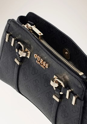 GUESS Leona Logo Girlfriend - HWSG9917120 Kadın Antrasit Çapraz Çanta