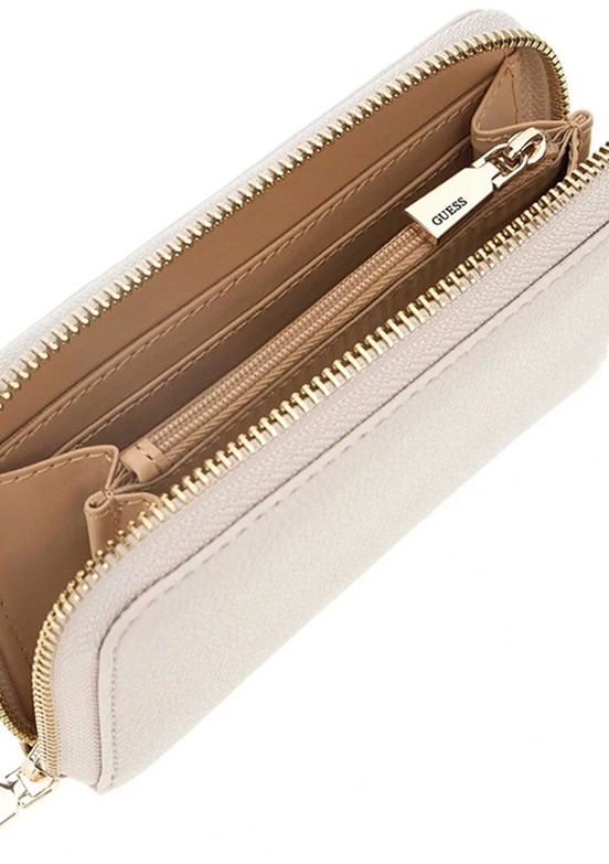 GUESS Laurel II - SWBG7459140 Kadın Krem Suni Deri Cüzdan