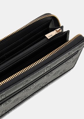 GUESS Anise - SWPD9916146 Kadın Siyah Suni Deri Cüzdan
