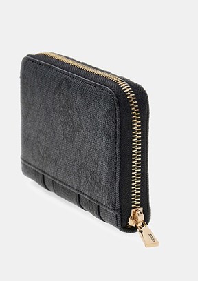 GUESS Laurel II - SWSS7459140 Kadın Siyah Suni Deri Cüzdan