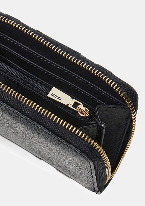 GUESS Laurel II - SWSS7459140 Kadın Siyah Suni Deri Cüzdan