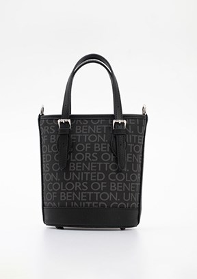 BENETTON - BNT_1761 Kadın Siyah El Çantası