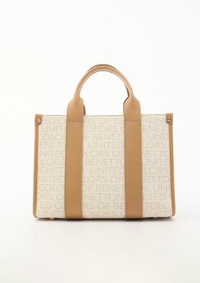 BENETTON - BNT_1770 Kadın Bej-A.Camel El Çantası
