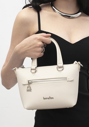 BENETTON BNT 1801 Kadın Bej Kol Çantası