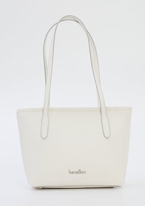 BENETTON - BNT_1813 Kadın Beyaz Kol Çantası