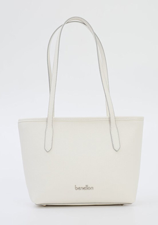 BENETTON - BNT_1813 Kadın Beyaz Kol Çantası
