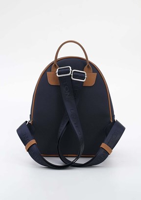 BENETTON - BNT_1824 Kadın Lacivert-Camel Sırt Çantası