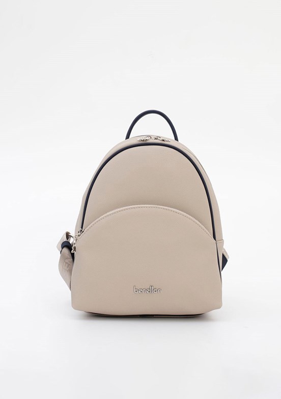 BENETTON - BNT_1824 Kadın Taş-Lacivert Sırt Çantası