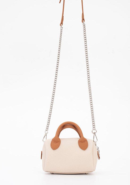 BENETTON - BNT_1825 Kadın Bej/Camel Çapraz Çanta