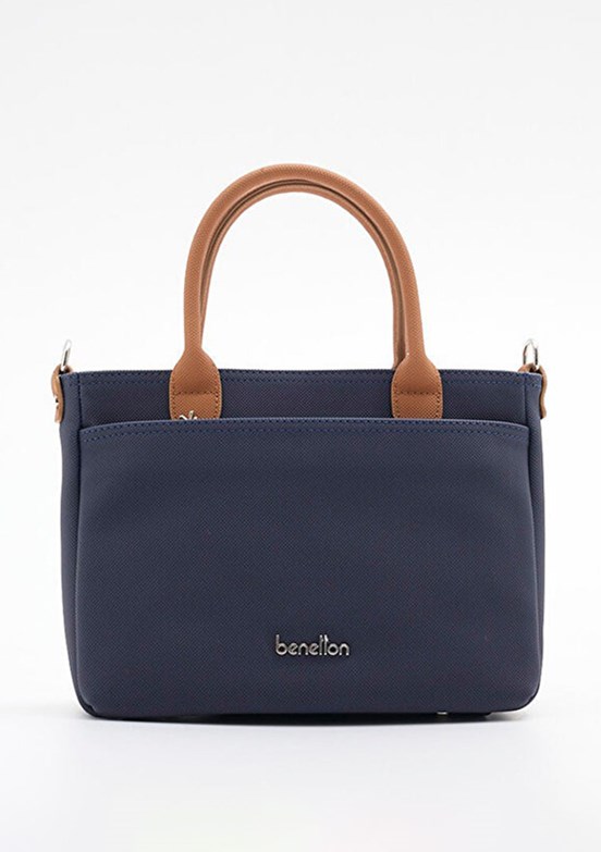 BENETTON - BNT_1829 Kadın Lacivert/Camel Kol Çantası