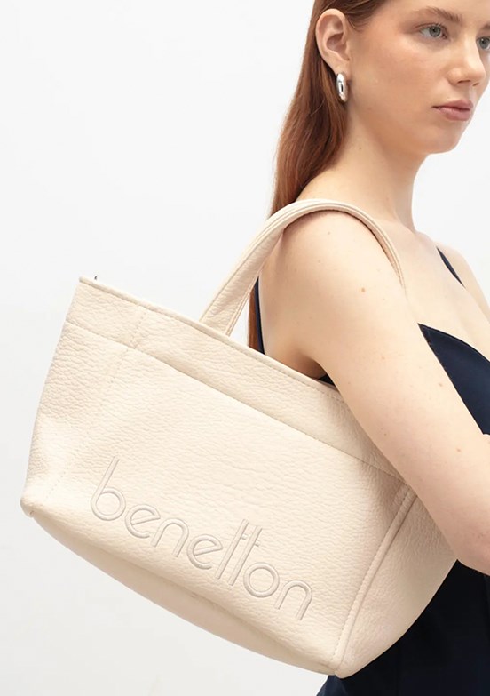 BENETTON BNT 1844 Kadın Bej Kol Çantası