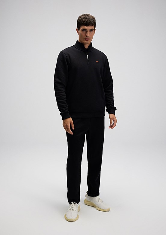 ELLESSE - EM711 Erkek Siyah Beli Lastikli Pantolon