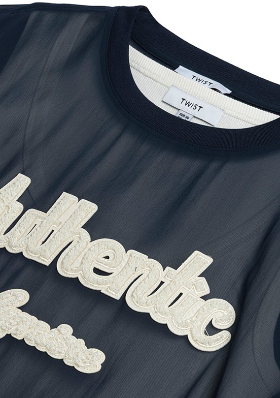 TWİST - TS1260006082 Kadın Lacivert Baskılı Bluz