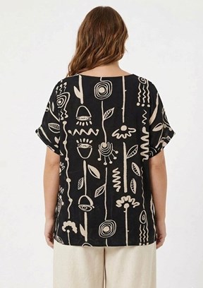 RMG - O6808 Kadın Siyah Basic Bluz
