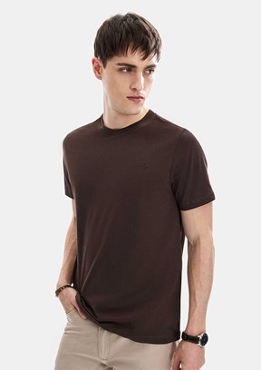 BACKANDBOND B35S10004 Kahverengi Erkek T-Shirt
