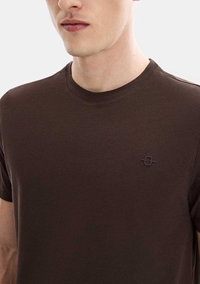 BACKANDBOND B35S10004 Kahverengi Erkek T-Shirt