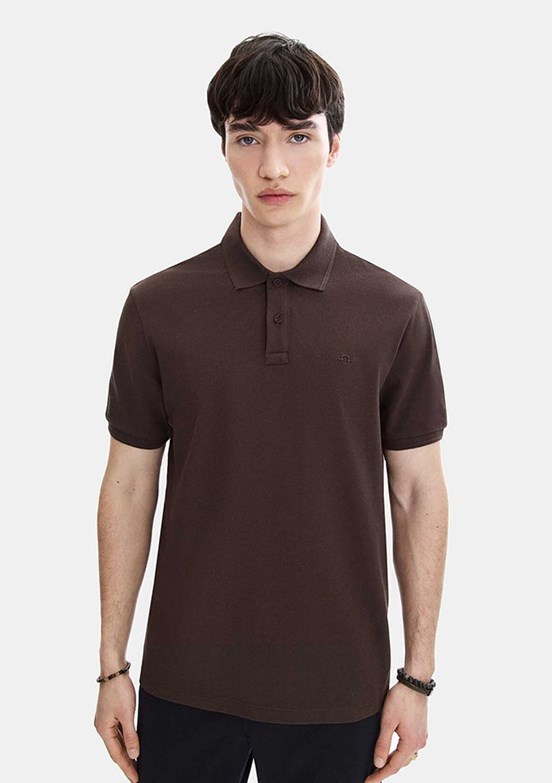BACKANDBOND - B35S10042 Erkek Kahverengi T-Shirt