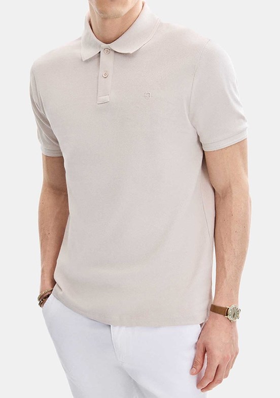 BACKANDBOND - B35S10042 Erkek Bej T-Shirt
