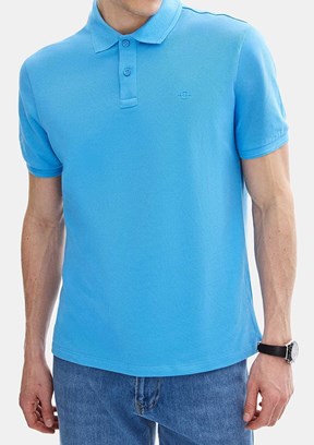 BACKANDBOND - B35S10042 Erkek Gök Mavisi T-Shirt