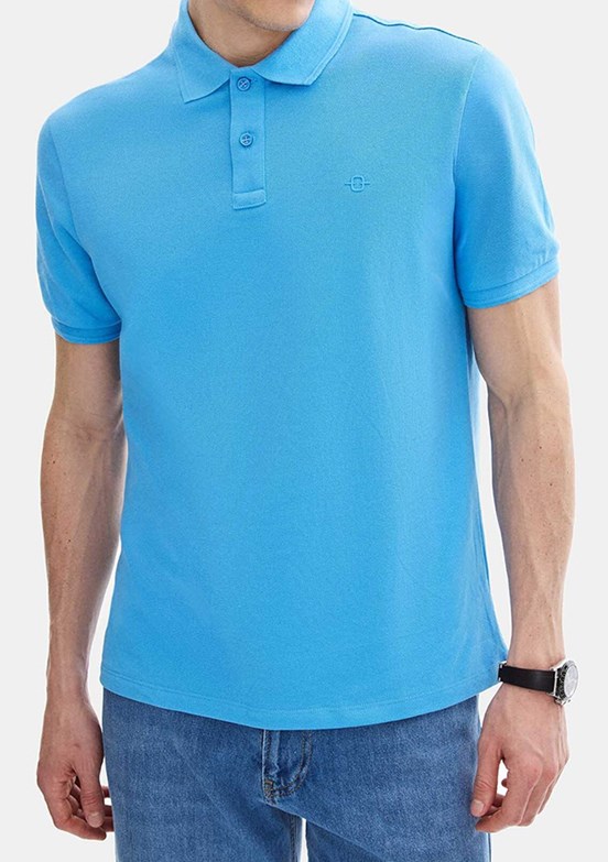 BACKANDBOND - B35S10042 Erkek Gök Mavisi T-Shirt