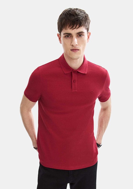 BACKANDBOND - B35S10042 Erkek BordoT-Shirt