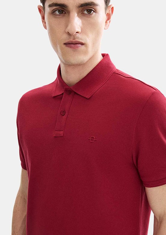 BACKANDBOND - B35S10042 Erkek BordoT-Shirt