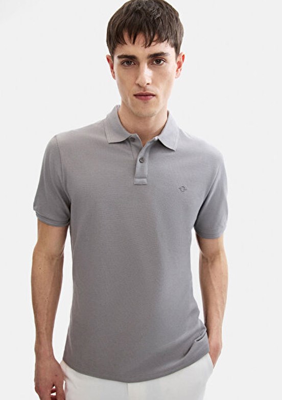 BACKANDBOND - B35S10042 Erkek Gri Shirt
