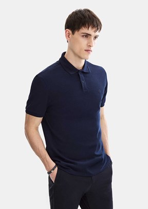 BACKANDBOND - B35S10042 Erkek Koyu Lacivert T-Shirt
