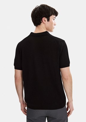BACKANDBOND - B35S40030 Erkek Siyah Triko T-Shirt