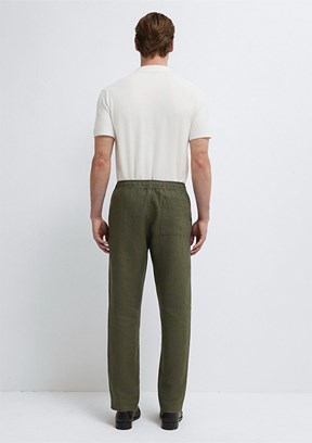 MAVİ - M0010577-71581 Erkek Yeşil Normal Bel Pantolon