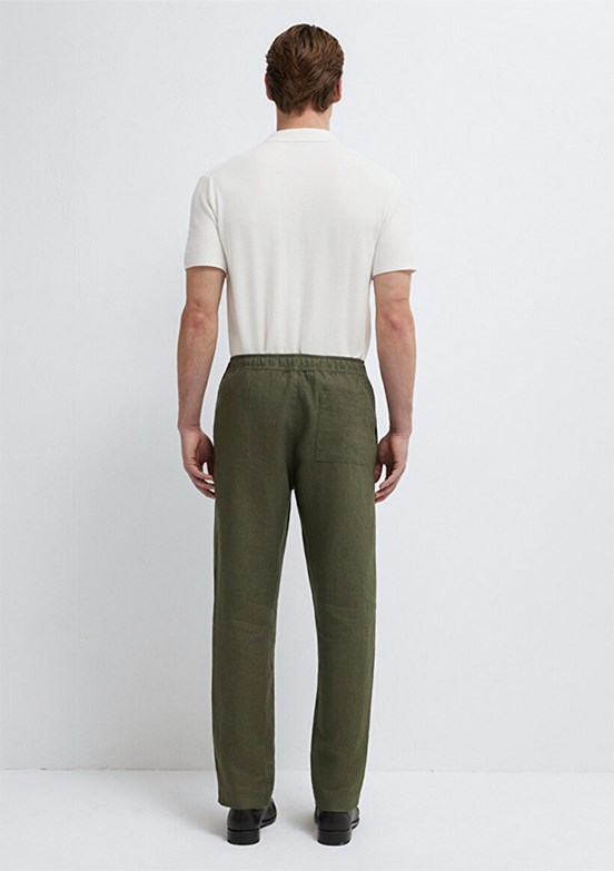 MAVİ - M0010577-71581 Erkek Yeşil Normal Bel Pantolon