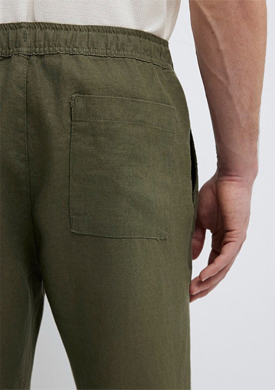 MAVİ - M0010577-71581 Erkek Yeşil Normal Bel Pantolon