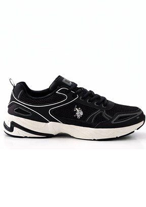 US POLO ASSN 6M Artes 6Fx - Erkek Siyah Sneaker Ayakkabı