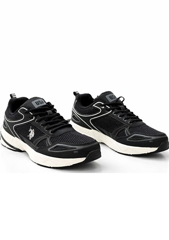 US POLO ASSN 6M Artes 6Fx - Erkek Siyah Sneaker Ayakkabı